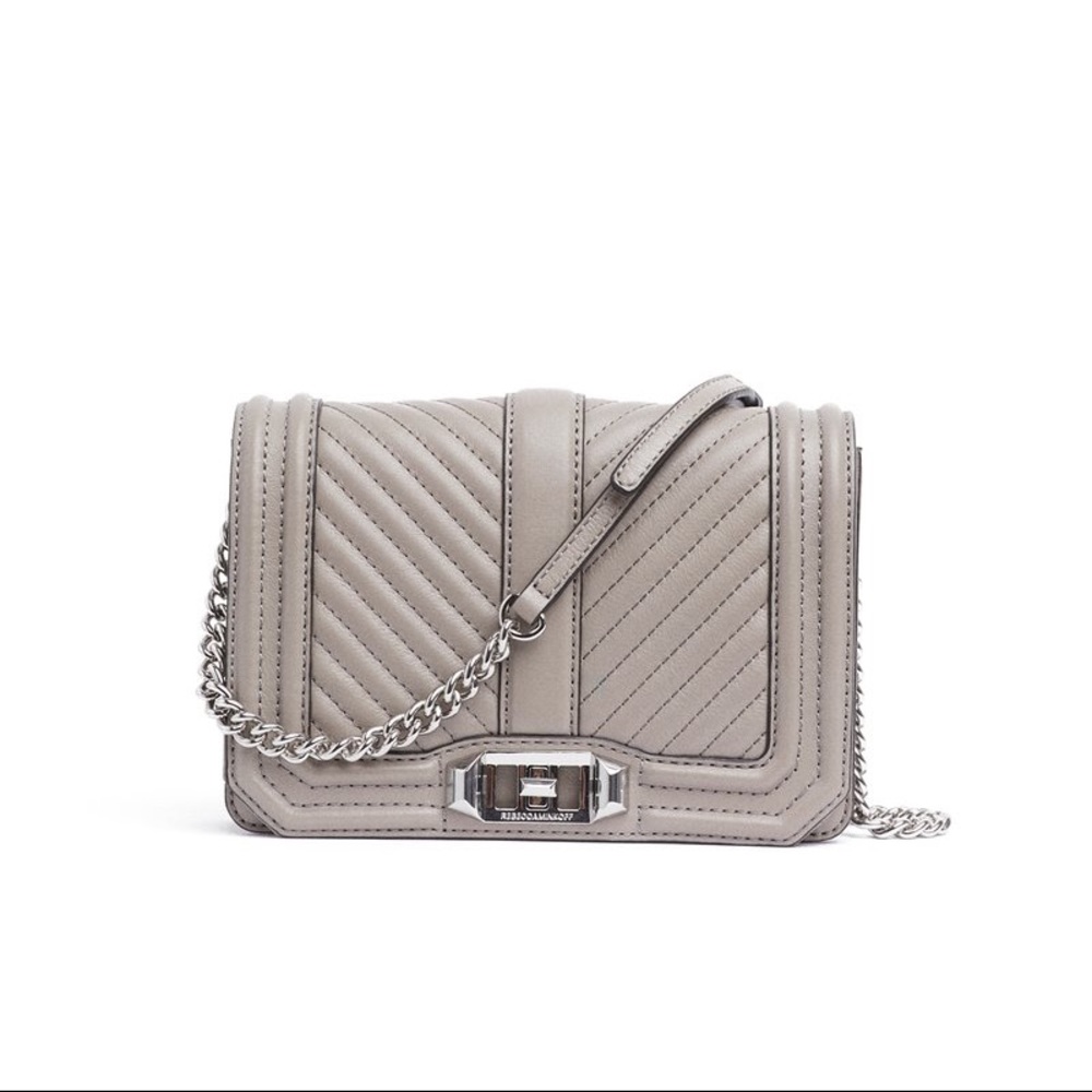 Rebecca Minkoff Chevron Quilted Love Crossbody